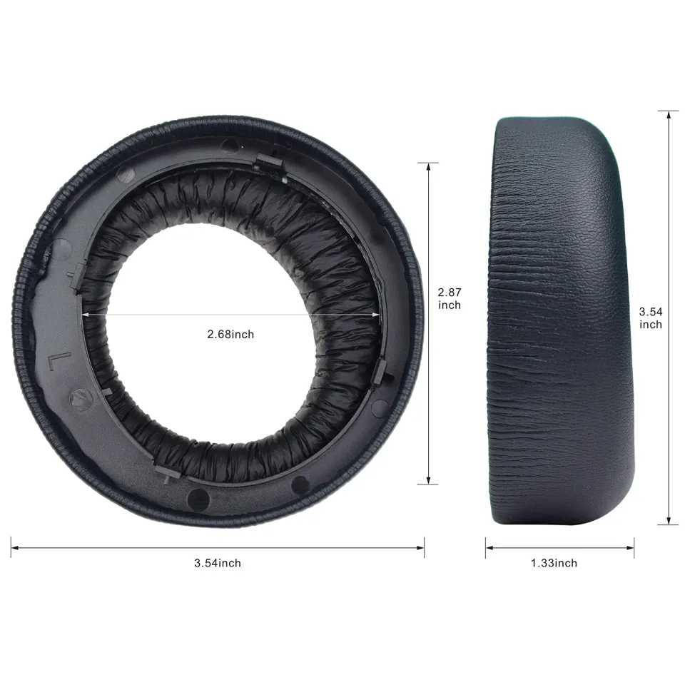 Replacement Ear Pads For Sony PS5 Pulse 3D Headset – Soft Foam Cushion Covers