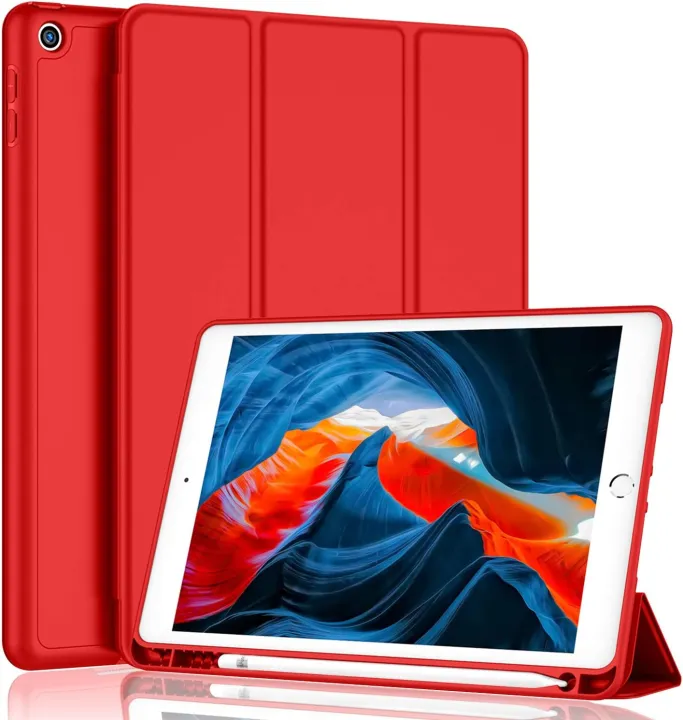 Premium%20Smart%20Flexible%20Trifold%20Flip%20Stand%20Case%20Cover%20with%20apple%20Pencil%20Holder%20for%20Apple%20iPad%2010.2%20inch%209th%20Gen%202021%20Cover%208th%20Gen%202020%207th%20Gen%202019%20Generation%20Case%20(Blue)%20-%20Image%207