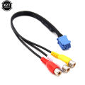 1pcs For Car RCA Adapter VTR Cable For Toyota 6 Pin Blue AV Port connector for NSZT-W62G NSCT-D62D(N161) hot sale. 