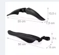 Bicycle Mudguard Set Splash Protection For Front & Rear Mudguard Mtb Mountain Cycle Plastic Mudguard Set -Black To Suit 24"-26"27"-28" Mtb Mountain Cycle Accessories 3 Pcs. - সাইকেল. 