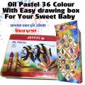 Oil Pastel 36 Colour With Easy drawing box For Your Sweet Baby. 