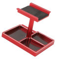 Rc car workstation rC Work Stand Aluminum Alloy RC Car Repair Workstation Kit with Magnetic Screw Trays for SCX24 1/18 1/24 RC Cars.