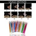 【The Edge of Beauty】Hair tinsel strands kit, tinsel hair extensions, fairy hair tinsel kit women girls tools (12.