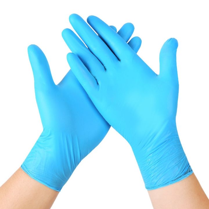 10pcs%20Nitrile%20Gloves%20Kitchen%20Disposable%20Latex%20Gloves%20Laboratory%20Protective%20Household%20Cleaning%20Gloves%20Black%20-%20Image%203