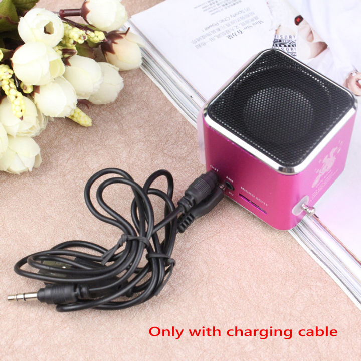 TD-V26 Speaker Mini Bluetooth 5.0 FM Radio Receiver MP3 Player Soundbar TF Card