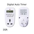 Digital Time Switch Weekly Programmable Electronic Digital Socket Auto Timer Switch_220V 16A.