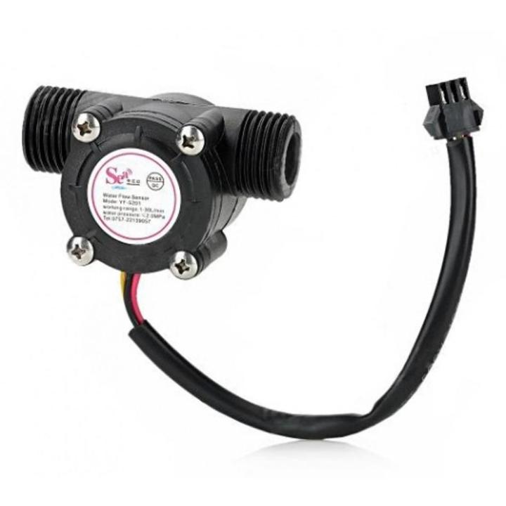 YF-S201 Water Flow Measurement Sensor with 1-30Liter/min Flow Rate