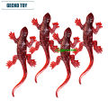 4 pcs x Simulation Gecko Toy Plastic Realistic Insect Prank Funny Geco Toys. 
