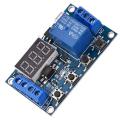 5V De-Lay Timer Ws16 Micro USB DC 6-30V Digital Led Display Trigger Turn On Off De-Lay Cycle De-Lay Timer Control Switches Relay Module For Smart Home Automatic Control Powerpoints Switches. 