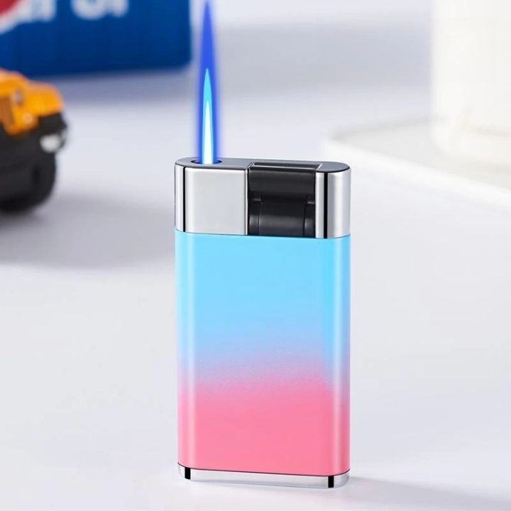 Metal%20Press%20Windproof%20Inflatable%20Lighter%20Visual%20Gas%20Chamber%20Straight%20To%20The%20Blue%20Flame%20Jet%20Fun%20Lighter%20Personalized%20Gift%20-%20Image%204