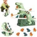Roller Coaster Toy Dinosaur Roller Coaster Slide Track Toy for Kids Children. 