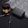 PU Leather Business Card Holder With Magnetic Buckle Slim Pocket Name Card Holder Large Capacity Portable Credit Card Case. 