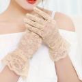 Lace Full Finger hand socks for women premium net wedding Hand Gloves. 