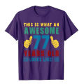 77th Birthday Funny 77 Years Old Looks Like Gifts For Lover T-Shirt Printing Tops Shirt New Design Cotton Men's Top T-Shirts.