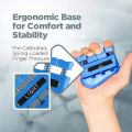 Portable Two Hand Grip Finger Trainer Two Way Hand Strengthener Finger Rehabilitation Segmental Hand Grip Training Tool.