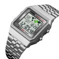Skmei sports fashion stainless steel digital countdown waterproof watch for men 1338. 