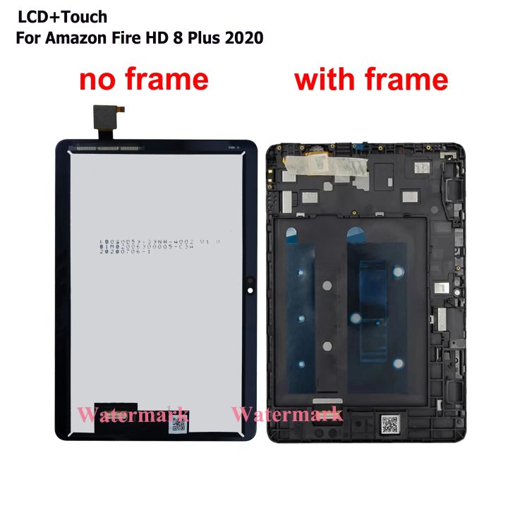 NEW%20Tablet%20Parts%20For%20Amazon%20Fire%20HD%208%20Plus%208+%202020%2010th%20Gen%20HD8%202020%20K72LL4%20KFONWI%20Touch%20Screen%20Digitizer%20Assembly%20Frame%20-%20Image%202