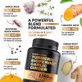 Medchoice Turmeric and Garlic Supplements with Bioperine 2360 mg (120 ct) Turmeric Ginger Root Capsules with Garlic - Turmeric Curcumin with Black Pepper for Joint, Digestion & Immune Support. 