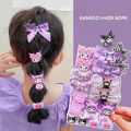 18Pcs Kuromi Hair Clip Set Kawaii Baby Girl Sanrio Hair Accessories for Kids.