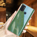 For OPPO A53 Case Silicone Soft Back Covers Electroplated Avocado Green Glitter Full Protector For s OPPO A53 Back Cover. 