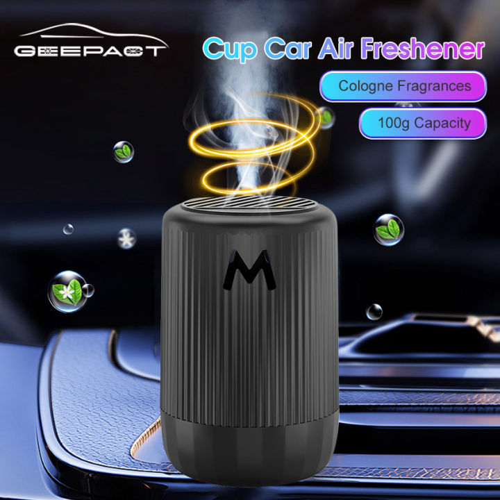 Geepact Car Air Fresheners 100g Cologne Fragrance Car Mounted Cup
