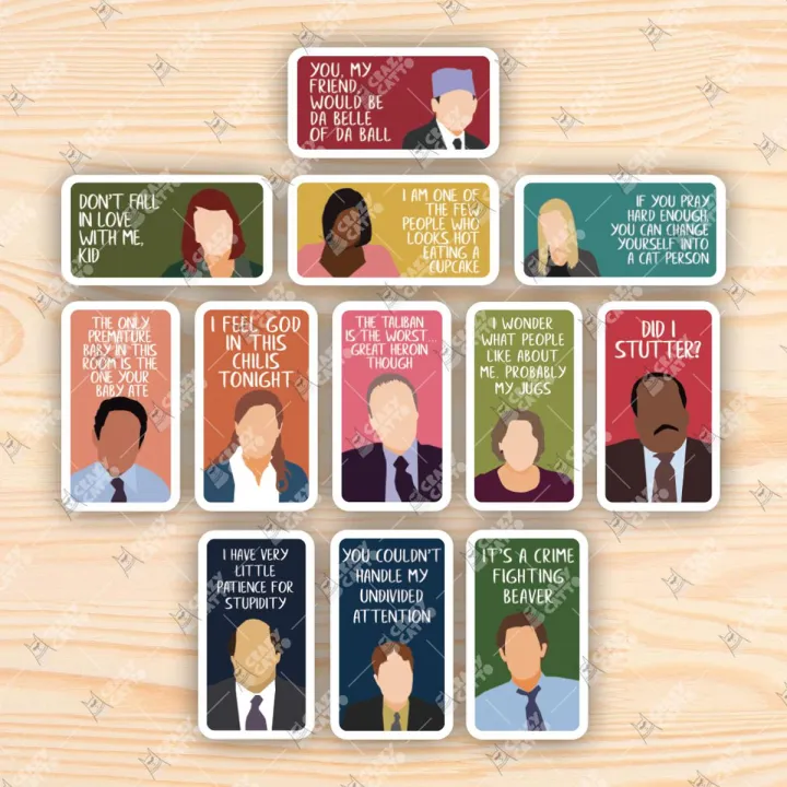 The Office Sticker Pack 1 Vinyl Stickers