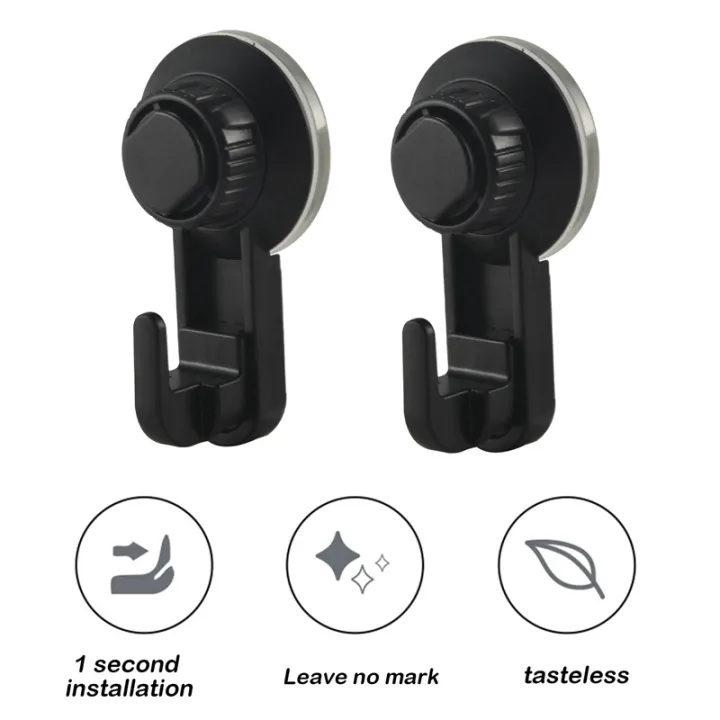 PDTYMWNG%204%20Pcs%20Suction%20Cup%20Hooks%20Powerful%20Suction%20Cup%20Bathroom%20Hooks,Vacuum%20Wall%20Hooks%20for%20Towel,Waterproof%20Shower%20Hooks%20-%20Image%204