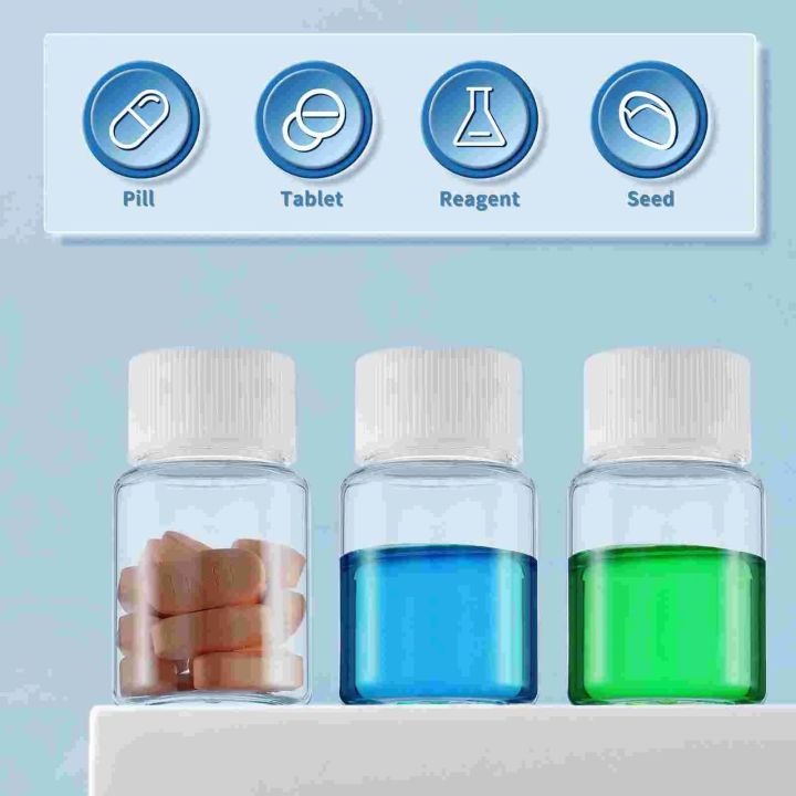 10pcs%20Travel%20Size%20Plastic%20Bottles%20Empty%20Small%20Vials%20Screw%20Lid%20Refillable%20Containers%20for%20Powder%20Liquids%20(30ML)%20Ginger%20shot%20-%20Image%205