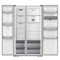 Hisense 580 L Side by Side Refrigerator- RS3G558NMB/BD3 with Free Delivery. 