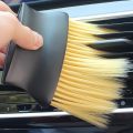 Car interior sweeping dust soft brush car wash tool artifact car interior gap dust brush air outlet cleaning brush. 