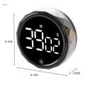 Digital Timer Volume Adjustable Timer Suction Mute Stopwatch 2 Modes. 