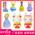 Plus E Zone Factory Wholesale Drop Not Bad Vinyl Doll White Billet Piggy Bank Stalls DIY Graffiti Painted Toys. 