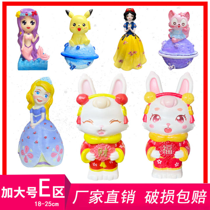 Plus E Zone Factory Wholesale Drop Not Bad Vinyl Doll White Billet Piggy Bank Stalls DIY Graffiti Painted Toys