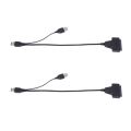 Laptop Hard Disk Drive Converter Cable-2 x SATA Hard Disk Drive Converter Cable-Black. 