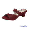 Walkar Ladies Heel Maroon. 