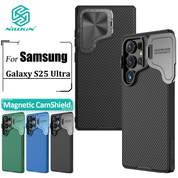 Nillkin Flip Cover Camera Stand Case for Samsung Galaxy S25 Ultra Phone