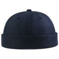 Winter Men Fleece Lining Docker Cap Skullcap Big Size Sailor Cap Beanie Hats Men Bucket Cap Brimless Hat Skullcap Bonnet Dad Cap. 