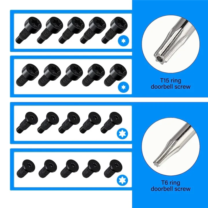Replacement%20Doorbell%20T6%20T15%20&%20+%2020Pcs%20Doorbell%20Screwsg%20Doorbell%20Security%20Screw%20Set%20-%20Image%205