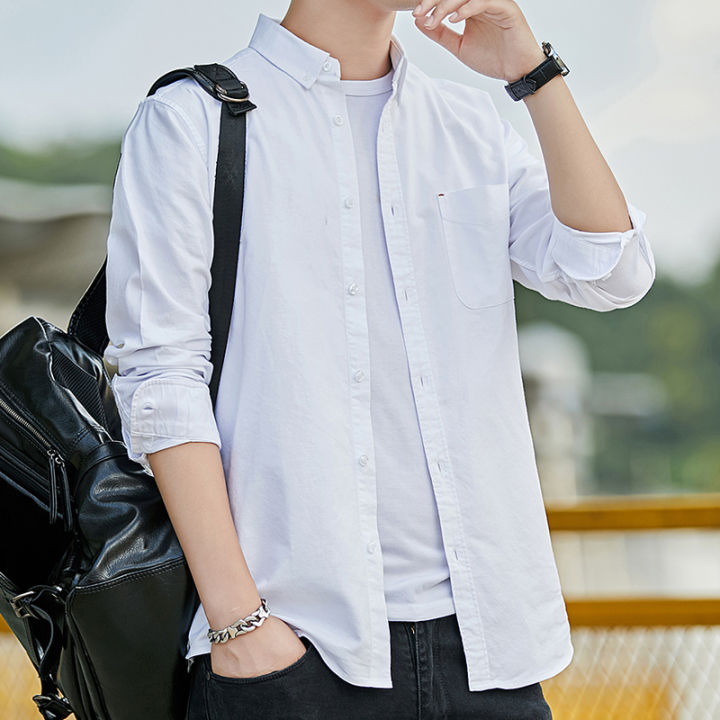 NEW STYLE Cotton Long Sleeve Fashion Casual Shirt for Men