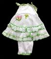 White_Color Baby Girl Cotton Dress Set.. 