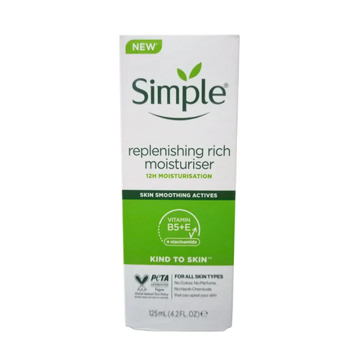 Simple Kind To Skin Replenishing Rich Moisturiser 125Ml
