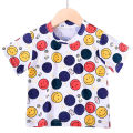 GC Toddler Short Sleeves Shirt Cute Cartoons Printed Tees Crew Neck Graphic T-Shirt Lightweight Breathable Tops. 