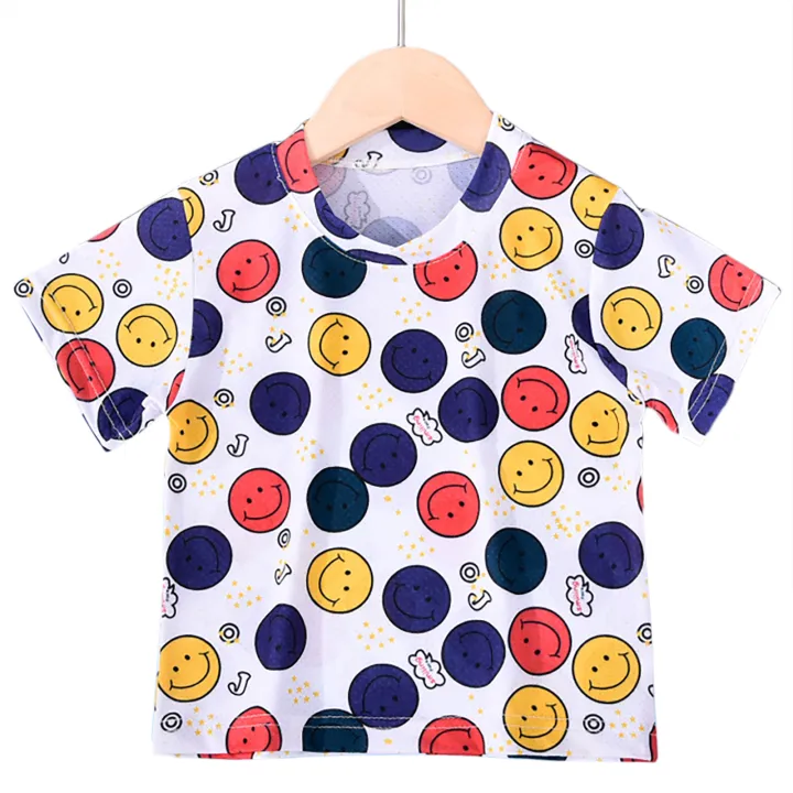GC%20Toddler%C2%A0Short%20Sleeves%20Shirt%20Cute%20Cartoons%20Printed%20Tees%20Crew%20Neck%20Graphic%20T-Shirt%20Lightweight%20Breathable%20Tops%20-%20Image%202
