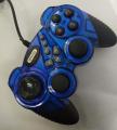 ল্যাপটপ/ডেস্কটপের জন্য সুন্দর usb pc গেম ডুয়াল শক জয়স্টিক কন্ট্রোলার-নীল. 