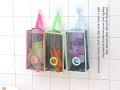 Home Kitchen Wall-Mounted Garbage Bag Debris Storage Bag Environmental Breathable Mesh Grid Kitchen Storage.