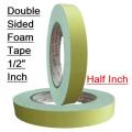 12mm Foam Tape WHITE 1/2" Inch DOUBEL SIDE Foam Tape 12mm Both Side Gum Foam Tape White Double Side Foam Tape. 