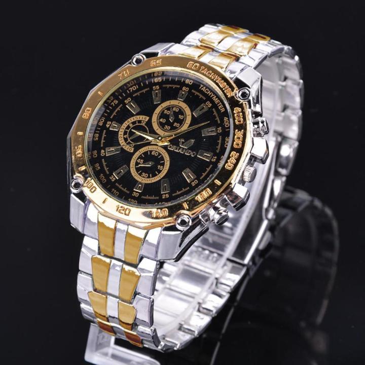 Business Men Watches Luxury Gold Watches Men Stainless Steel