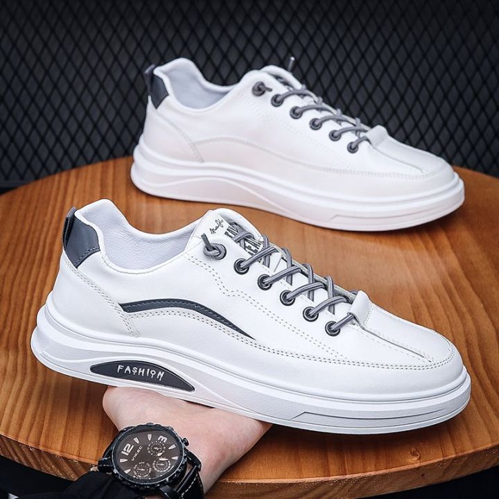Men's Shoes 2024 New White Shoes Summer Sports Casual Shoes Men's Sneakers Non-Slip All-Matching Slip-on Trendy Shoes