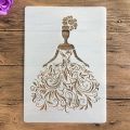 Fashion Painting Template Stencil 10in by 8in.. 