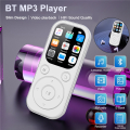 MP3 Player Sports Mini MP3 Bluetooth 5.4 with Screen Video Music Player Support FM Radio. 